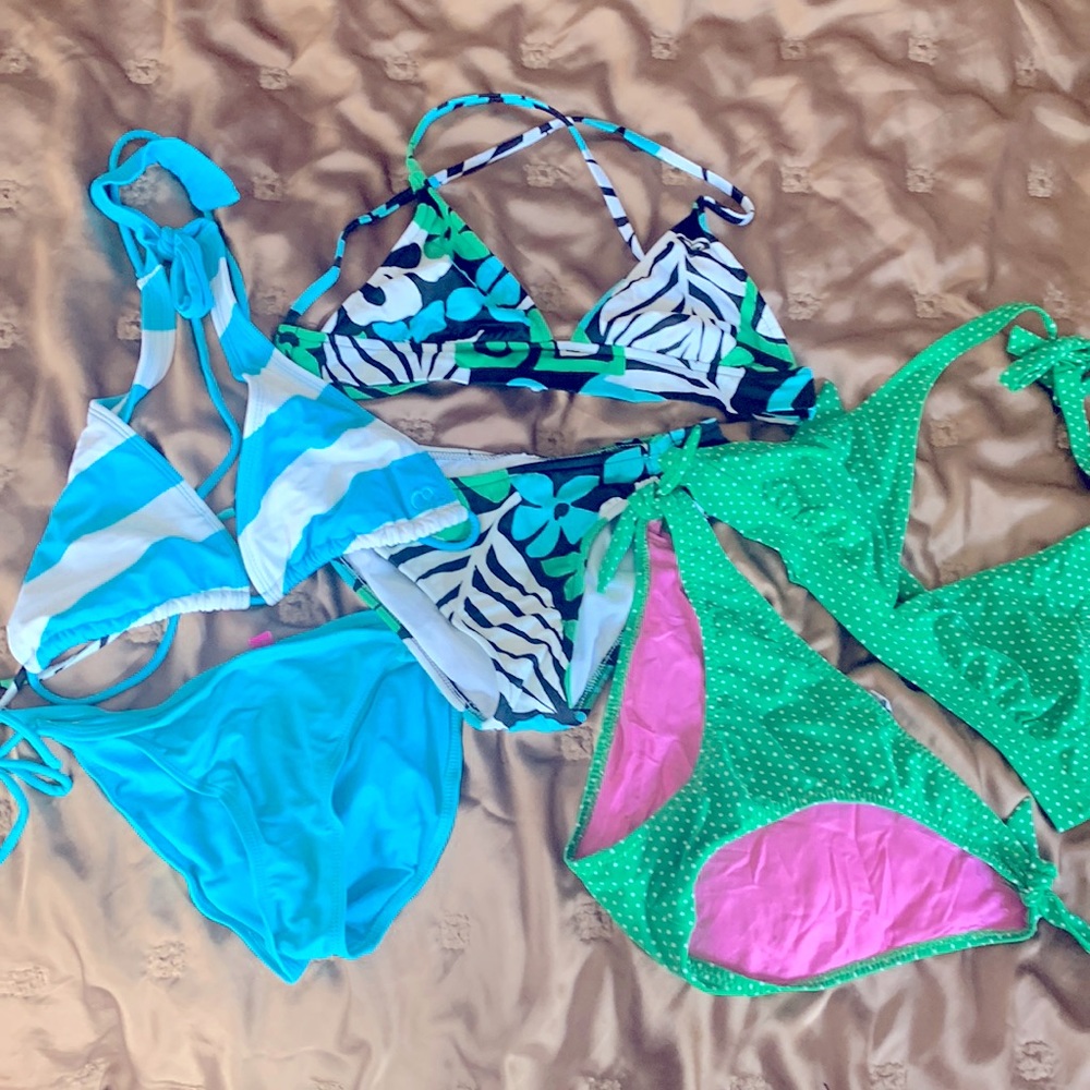 Bundle 3 bikinis Roxy, California Waves, OP